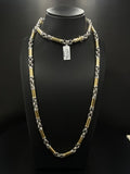 10K Gold Mixed Link Chain 37 In 91.5g | DD Pawn