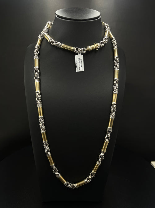 10K Gold Mixed Link Chain – 91.5g, 37" | DD Pawn Loans