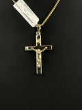 14K Yellow Gold Crucifix Pendant 1.3 Grams 20.91mm