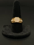 10K Gold Octagon Pavé Ring Size 10 – 3.9g | DD Pawn Loans