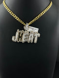 10K Gold JHEAT Name Pendant 20.5g Pavé | DD Pawn Loans