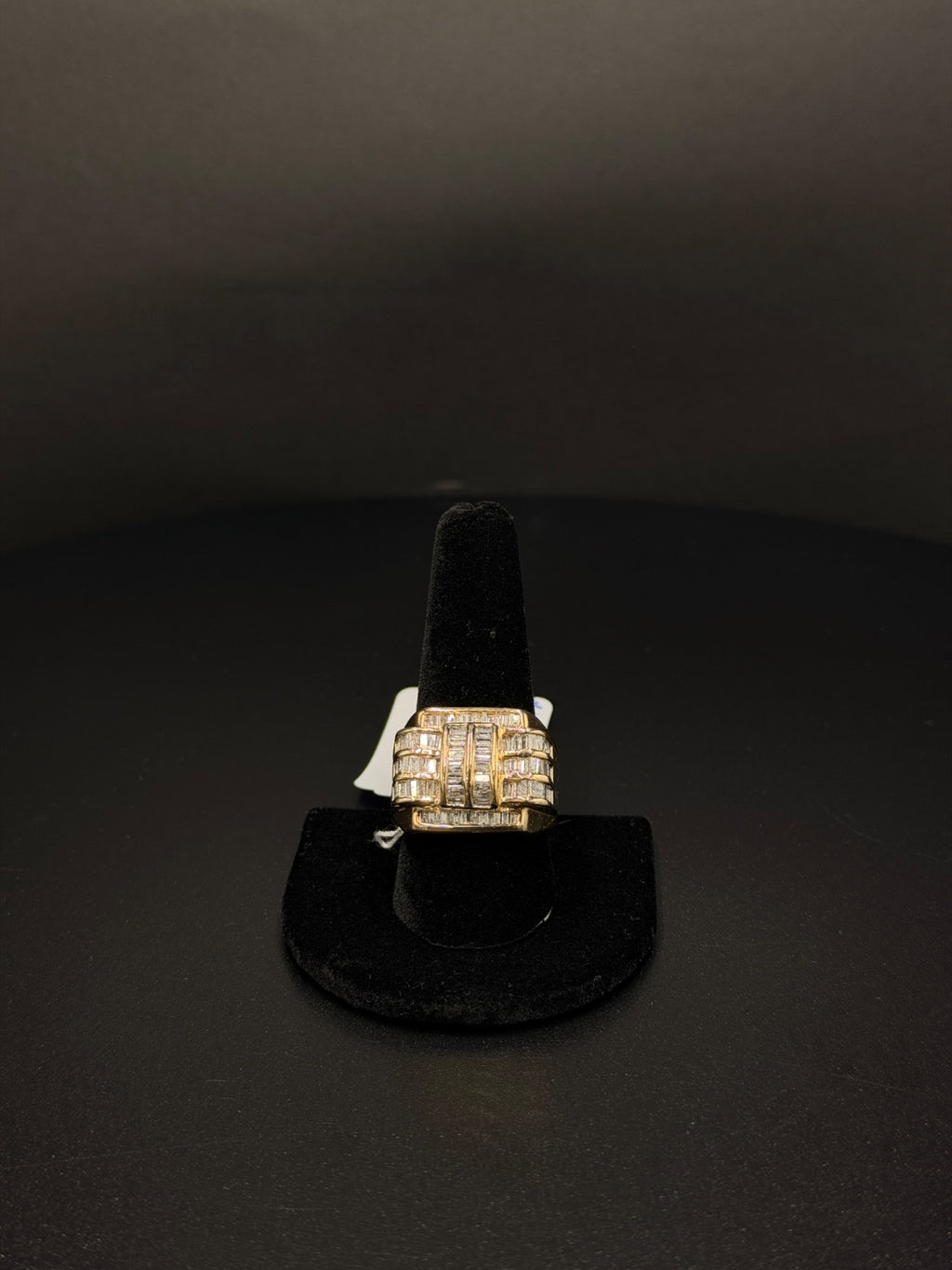 14K Gold Diamond Ring Size 11 18.2g