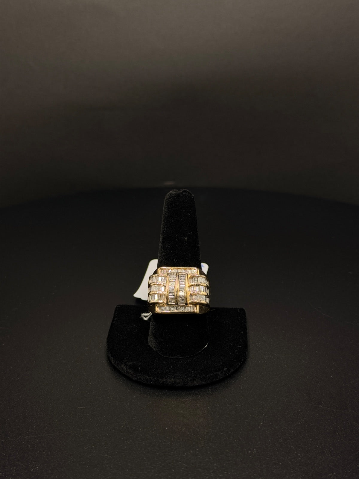 14K Gold Diamond Ring Size 11 18.2g