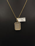 14K Gold Diamond Pendant 12.7g