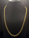 10K Gold Curb Chain Necklace for Sale Pre-Owned