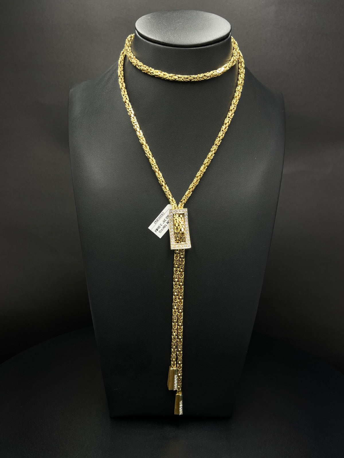 18K Gold Rope Chain Necklace 35" 3.5mm 92.6g
