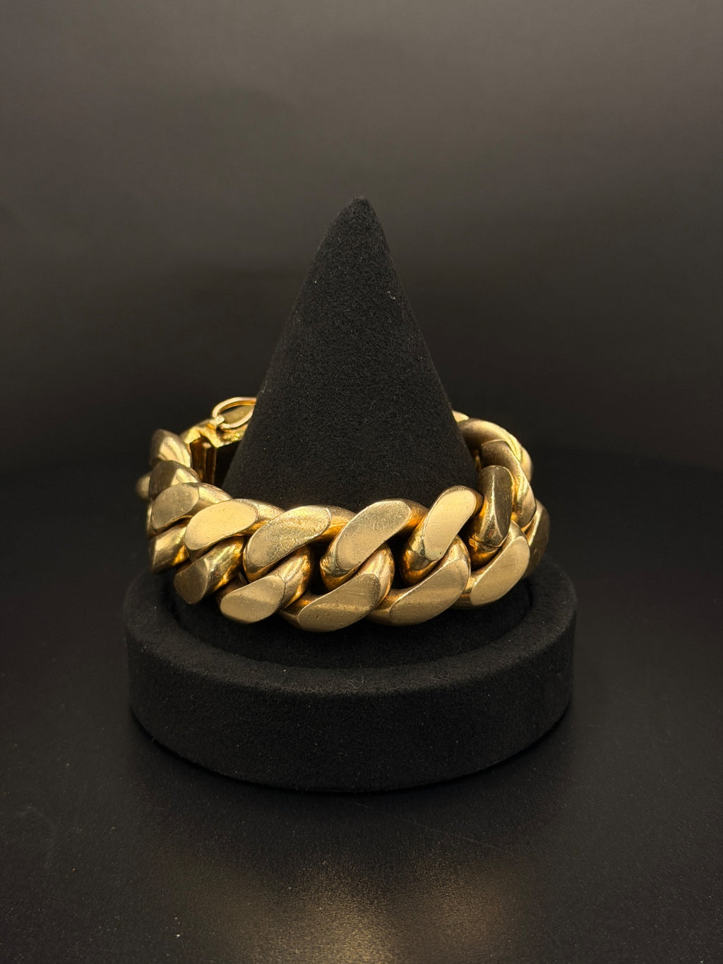 10K Gold Miami Cuban Link Bracelet 322g