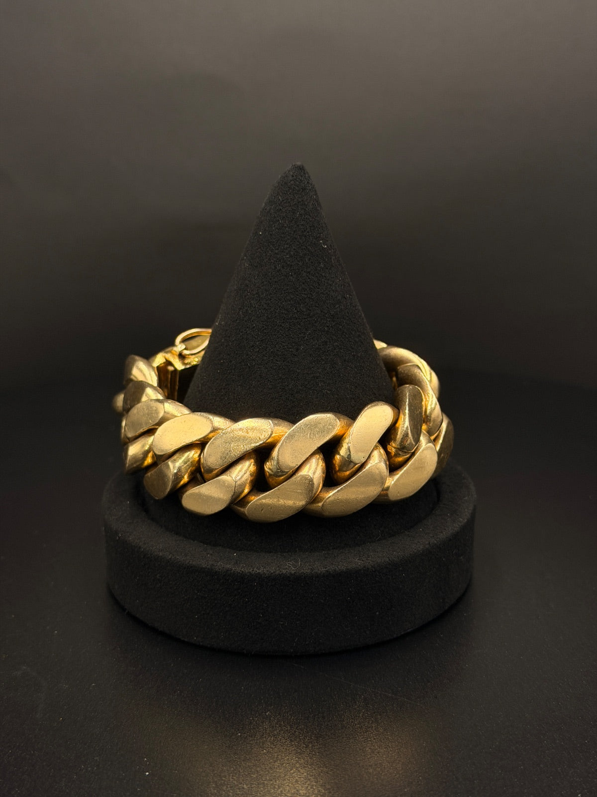 10K Gold Miami Cuban Link Bracelet 322g