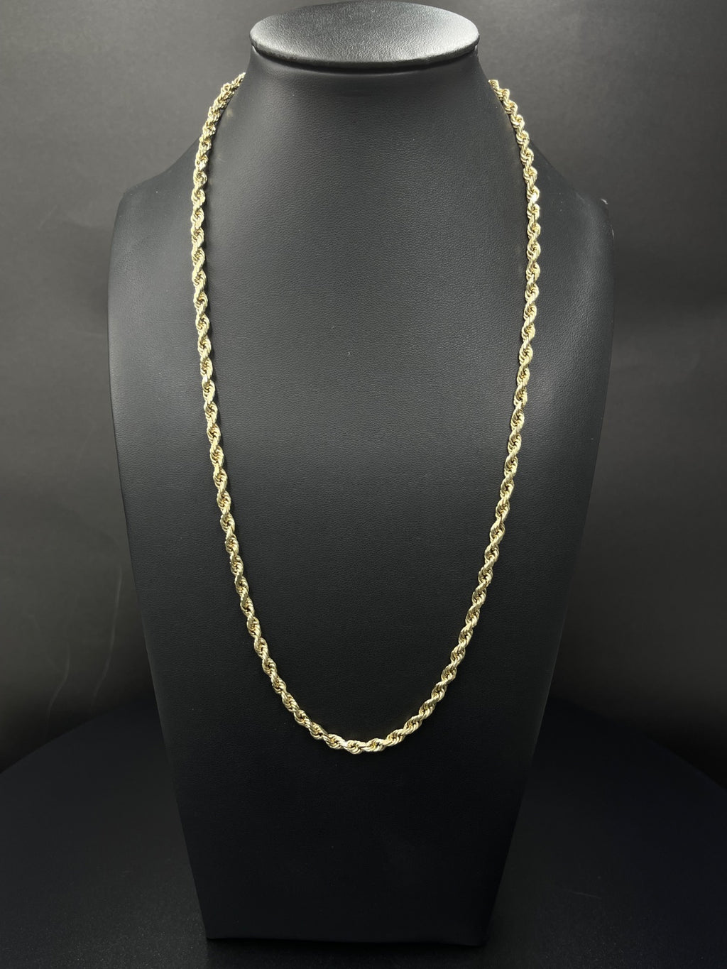 10K Gold Rope Chain 3.5mm 22 in