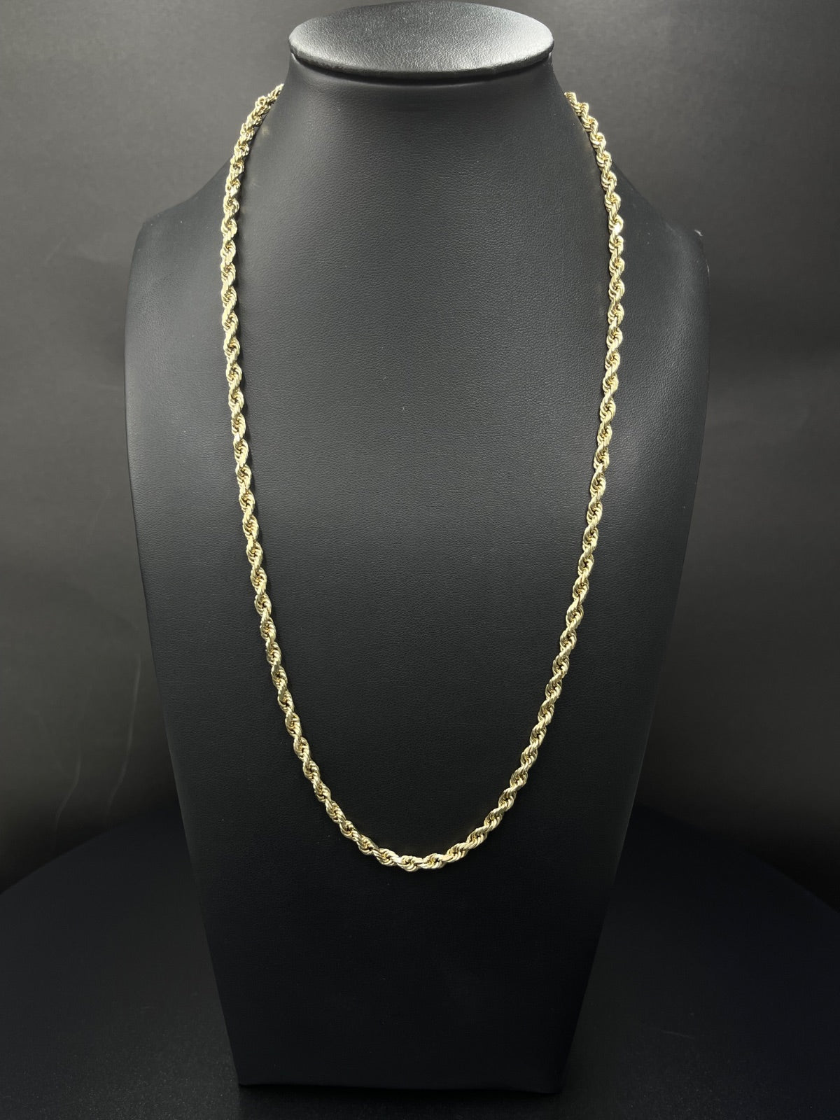 10K Gold Rope Chain 3.5mm 22 in