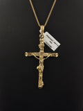 14K Gold Jesus Cross Pendant for Sale | Pre-owned