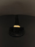10K Gold Textured Band Ring Size 10.5 for Sale