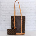 Louis Vuitton Monogram Marais Bucket GM Tote Bag