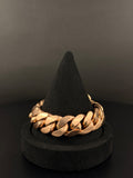 10K Rose Gold Miami Cuban Link Bracelet 8.5in