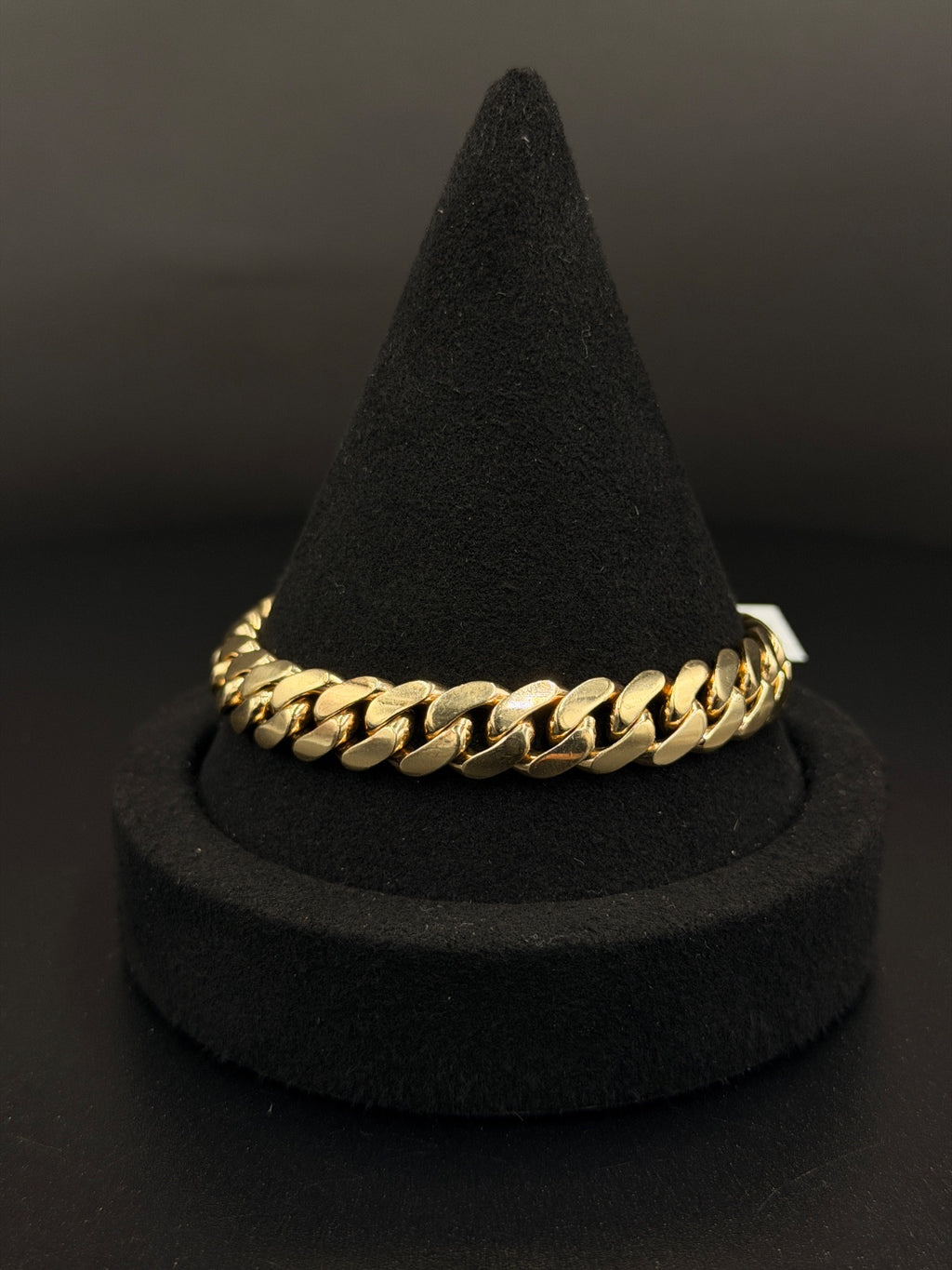 10K Gold Miami Cuban Link Bracelet 8in