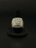14K Gold Two-Tone Natural Stone Ring Size 10