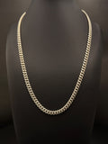 .925 Sterling Silver Miami Cuban Link Chain 40 Grams 20 Inches 4mm — photo 1