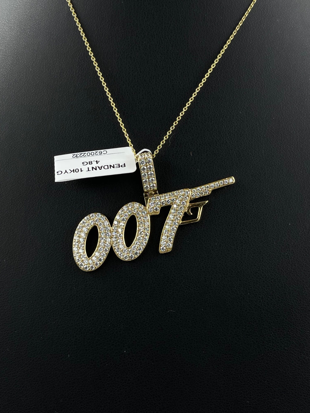 10K Gold 007 Pendant Necklace – 4.8g | DD Pawn Loans