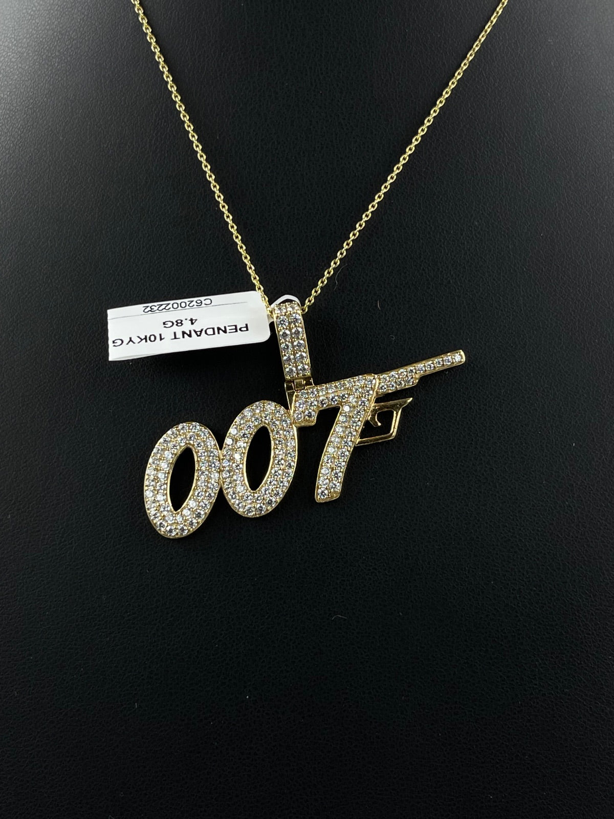 10K Gold 007 Pendant Necklace – 4.8g | DD Pawn Loans