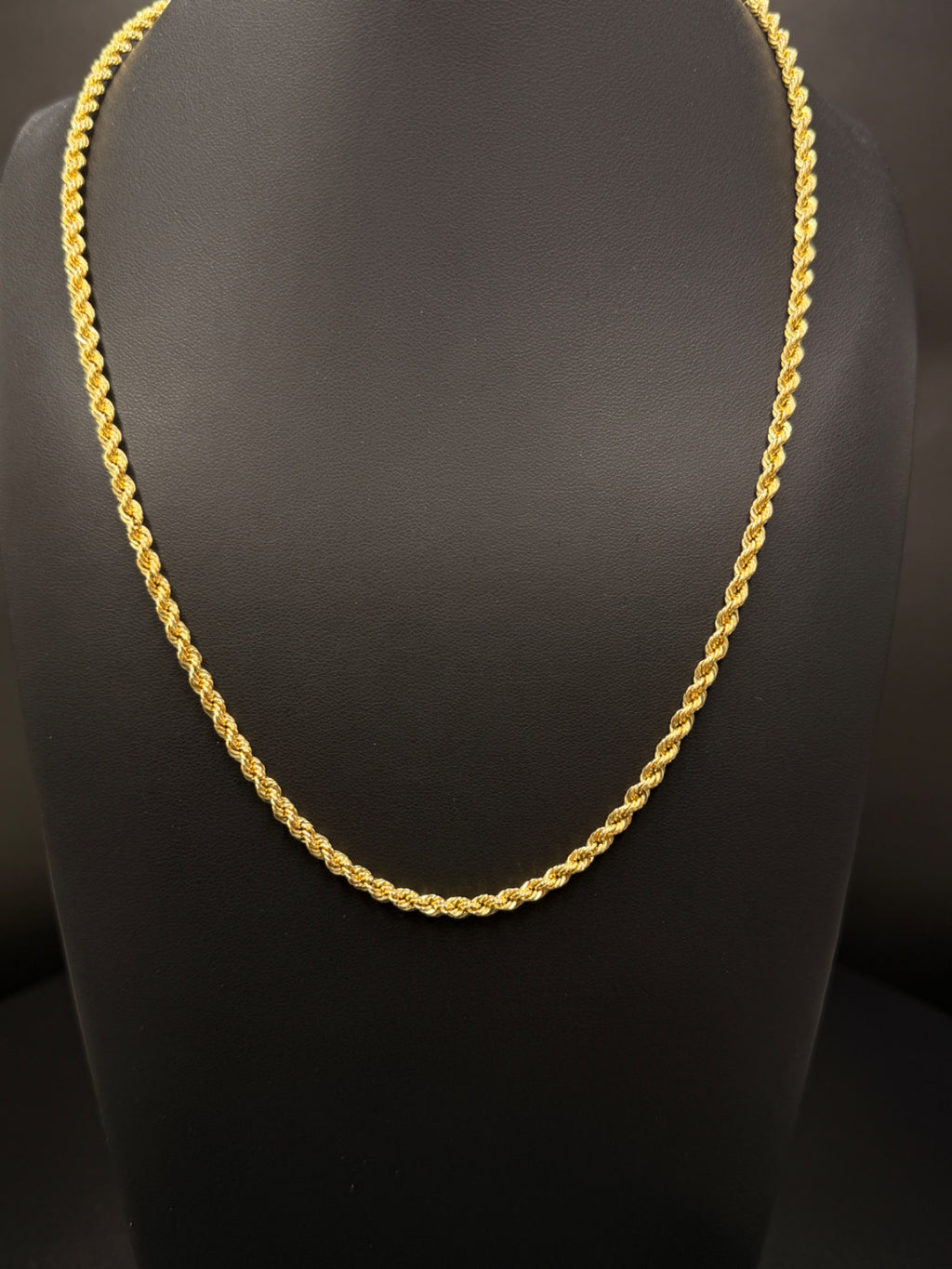 14K Gold Rope Chain – 6.4g, 20" | DD Pawn Loans
