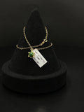 10K Gold Green Stone Anklet – 0.8g | DD Pawn Loans