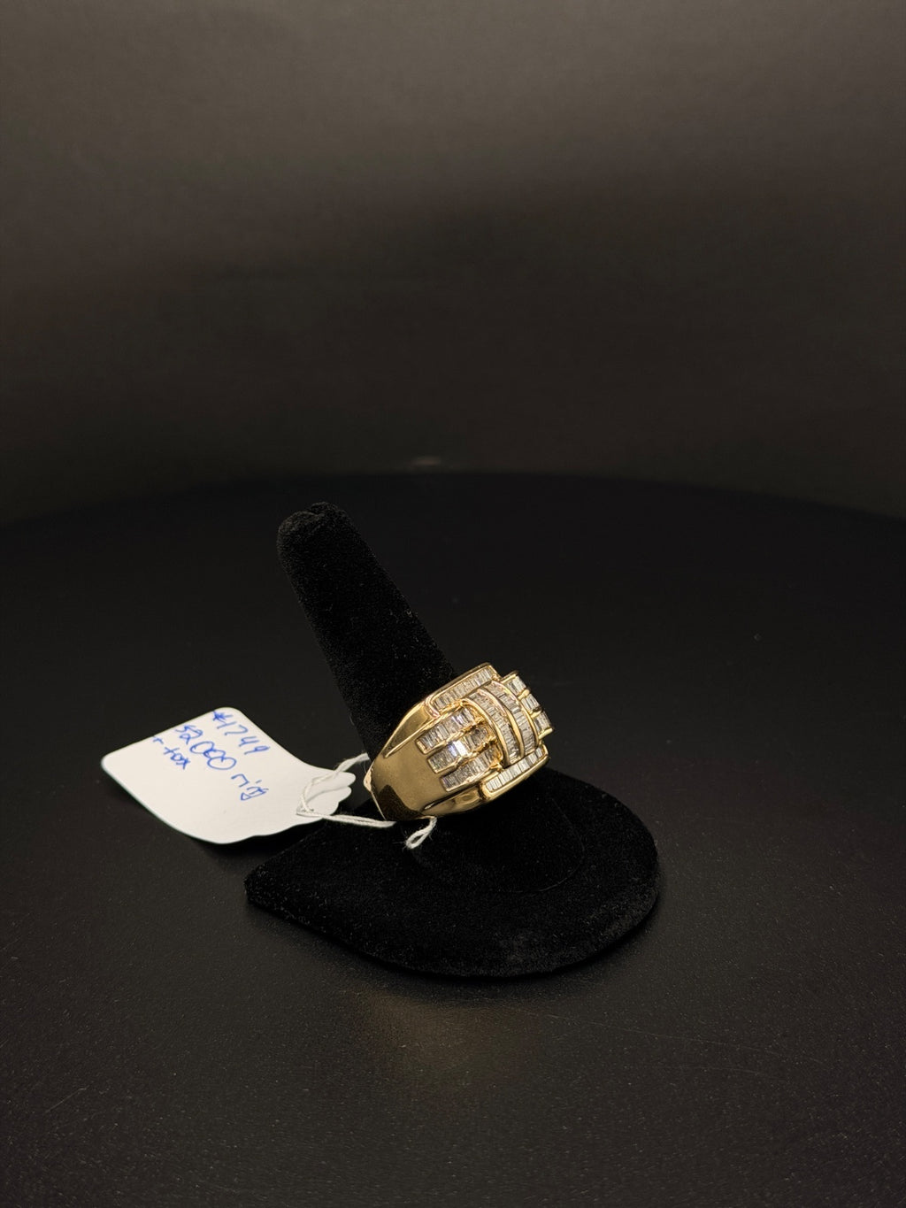 14K Gold Diamond Ring Size 11 18.2g