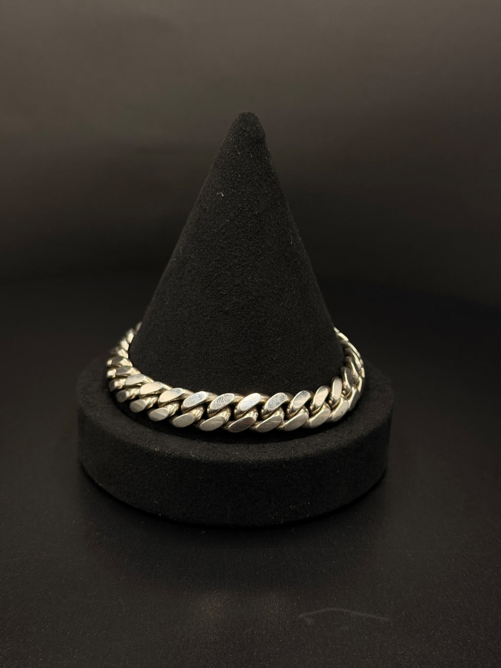 .925 Sterling Silver Miami Cuban Link Bracelet 59 Grams — photo 2