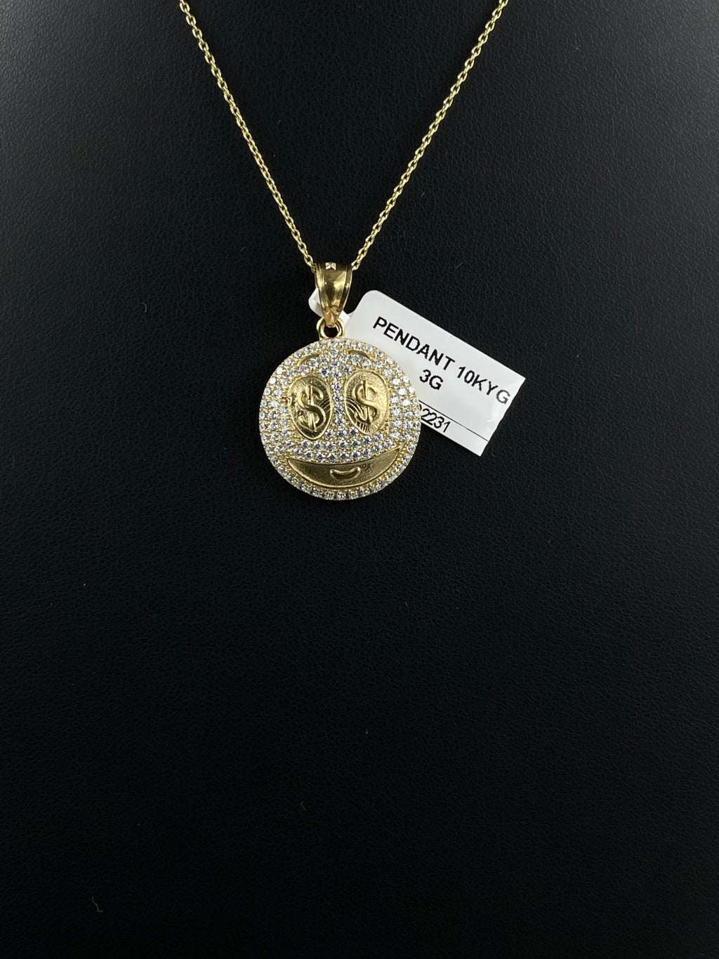 10K Gold Dollar Sign Smiley Pendant – 3g | DD Pawn Loans — photo 2