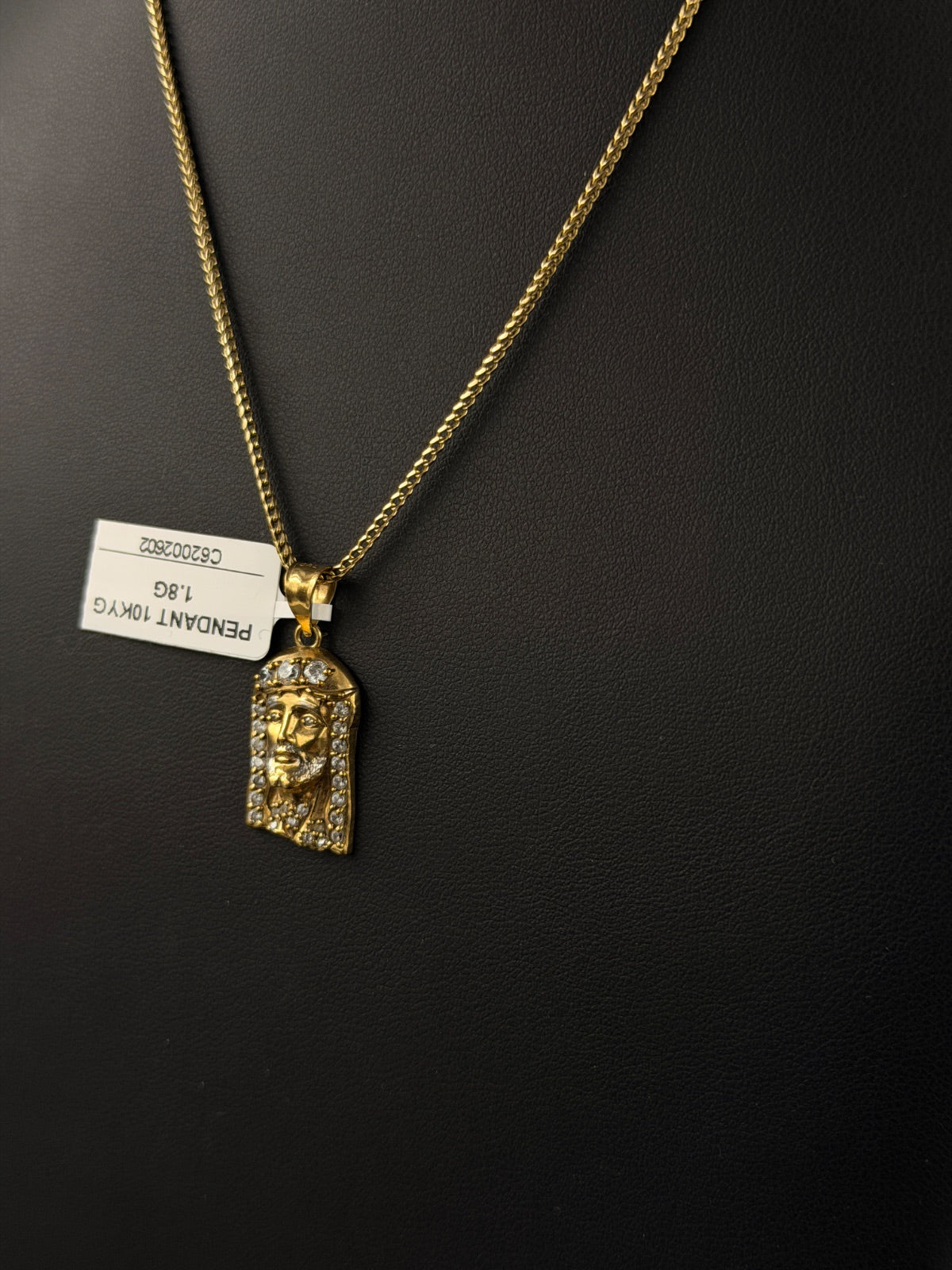 10K Gold Jesus Head Pendant for Sale | Pre-owned