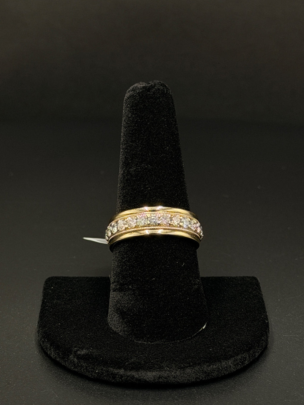 14K Gold Diamond Ring Size 8.5