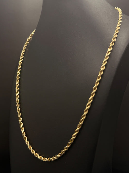 10K Gold Rope Chain – 25.4g, 22in 3.5mm | DD Pawn Loans — photo 2