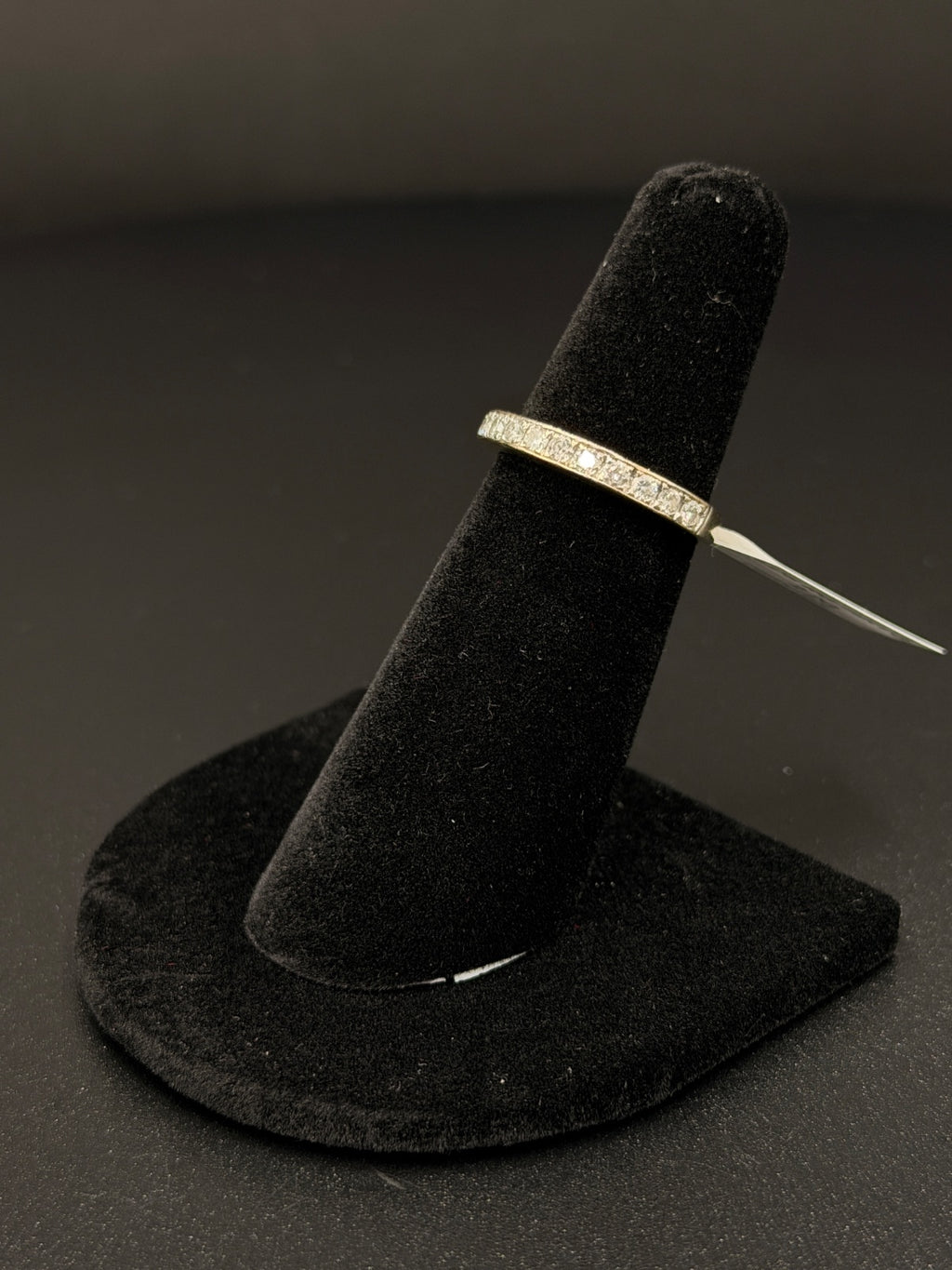 14K Gold Diamond Band Ring Size 5.5 for Sale