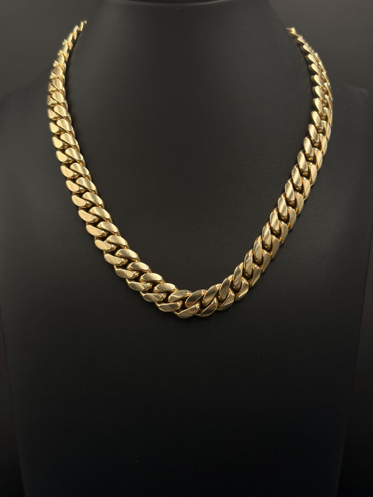 14K Gold Cuban Link Chain 16 in, 128g