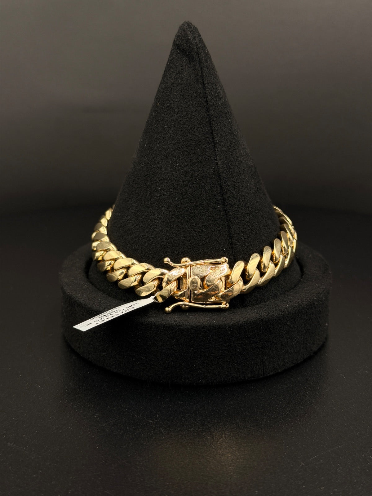 10K Gold Miami Cuban Link Bracelet 8in