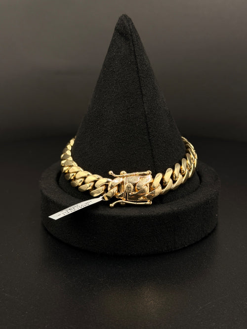 10K Gold Miami Cuban Link Bracelet for Sale