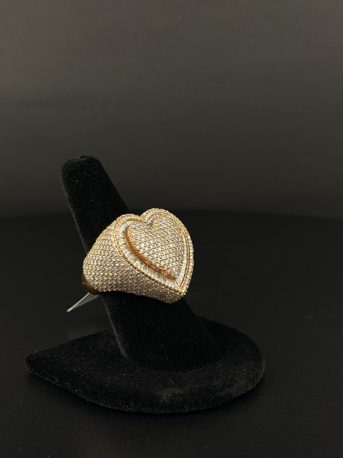 10K Gold Heart Ring for Sale - Pre-owned