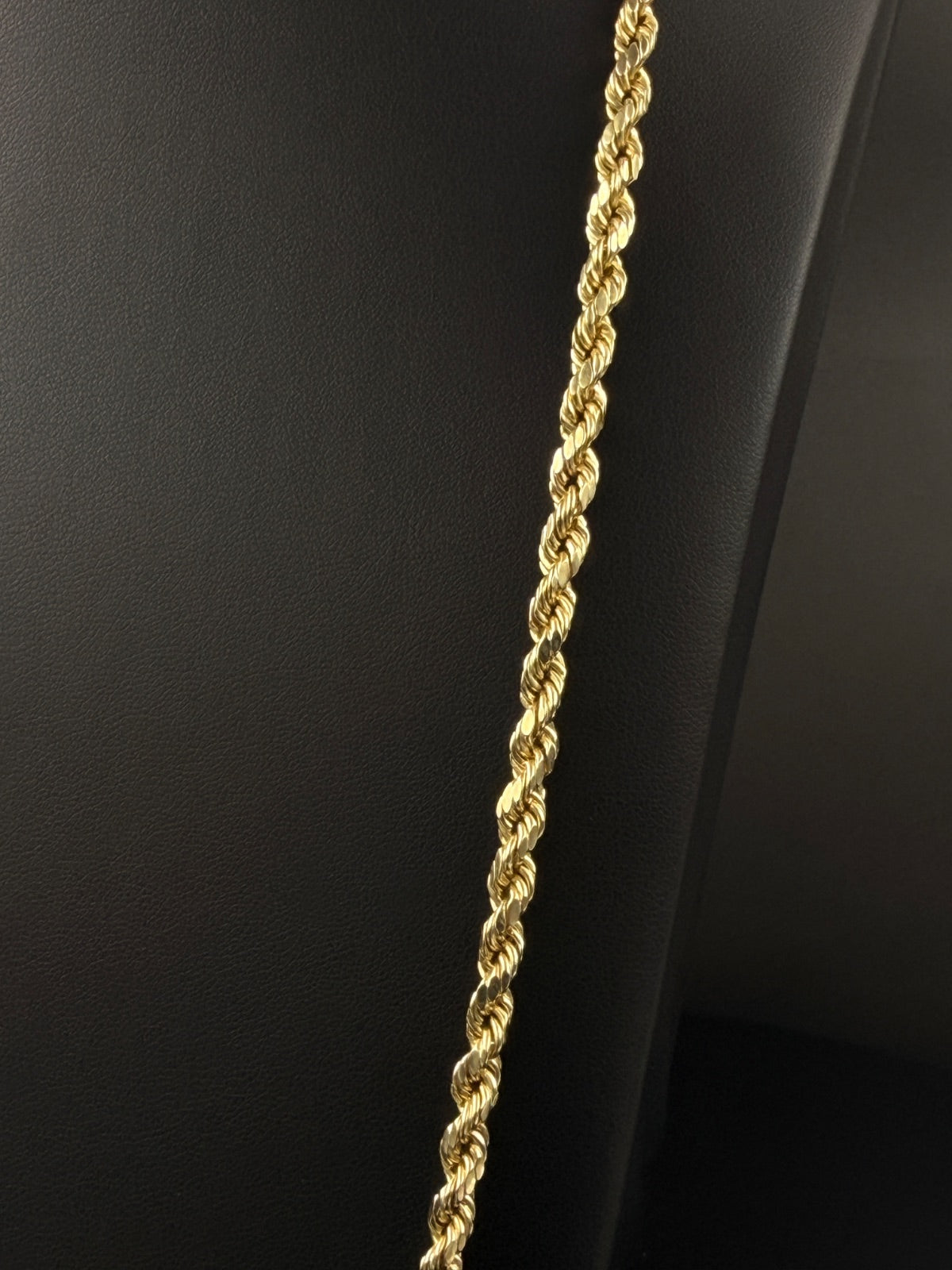 10K Gold Rope Chain 26 inch - Pre-owned for Sale
