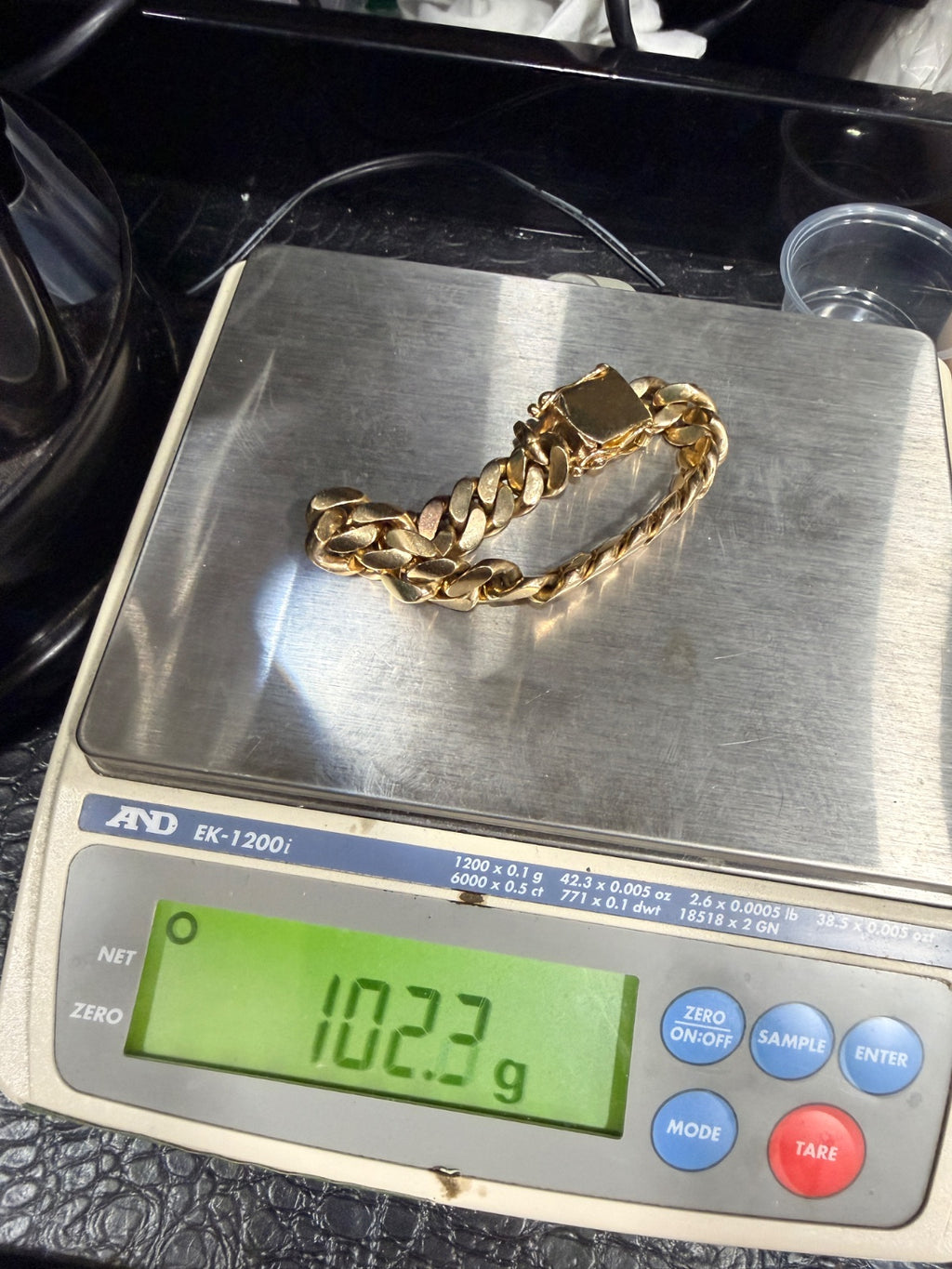 10K Gold Miami Cuban Link Bracelet 13.5mm 9in