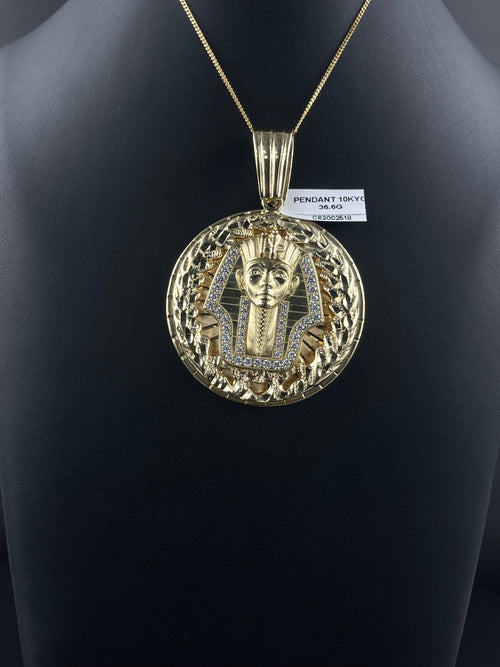 10K Gold Pharaoh Pendant – 36.6g, 50.78mm | DD Pawn Loans — photo 2