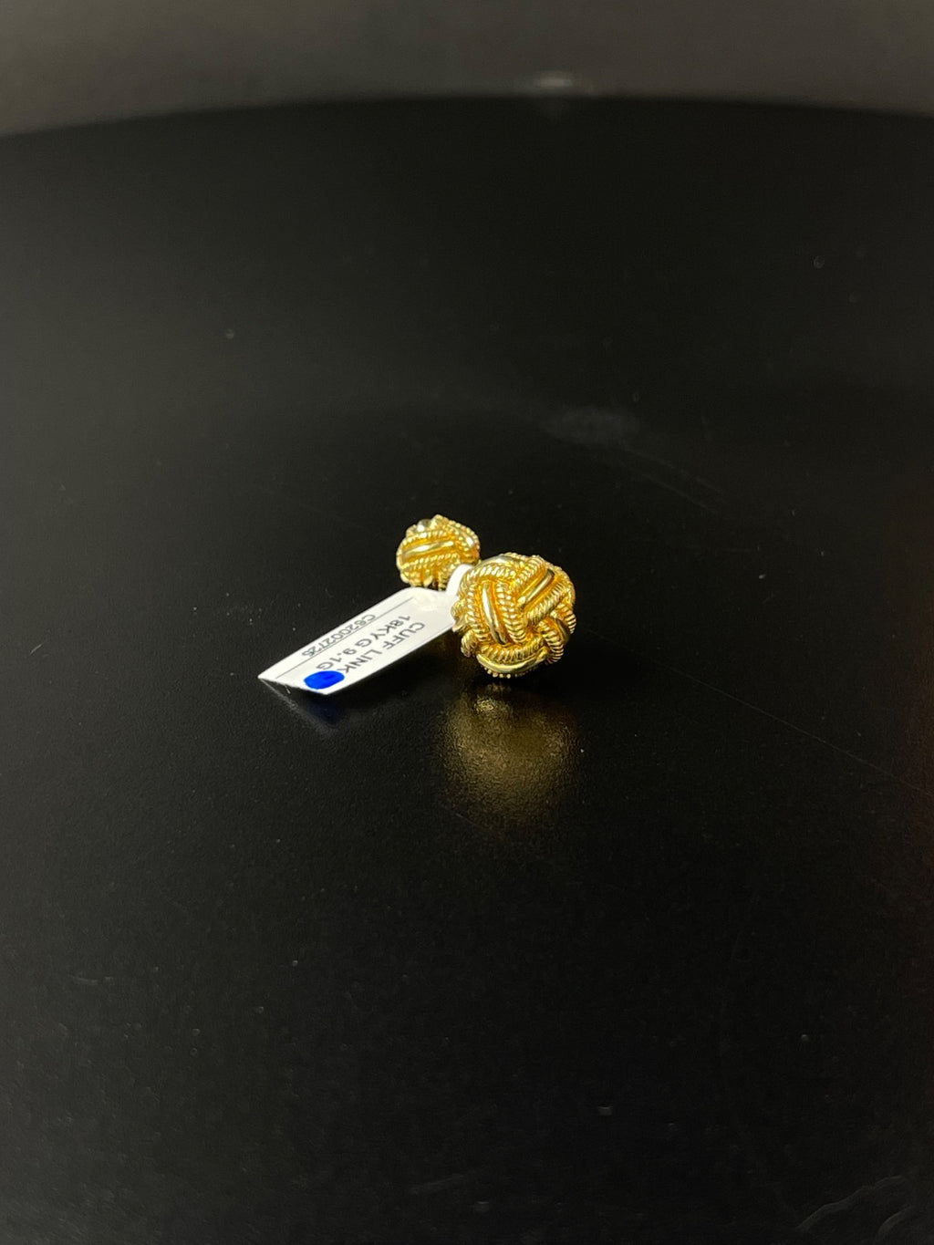 18K Gold Knot Cufflinks 9.1g
