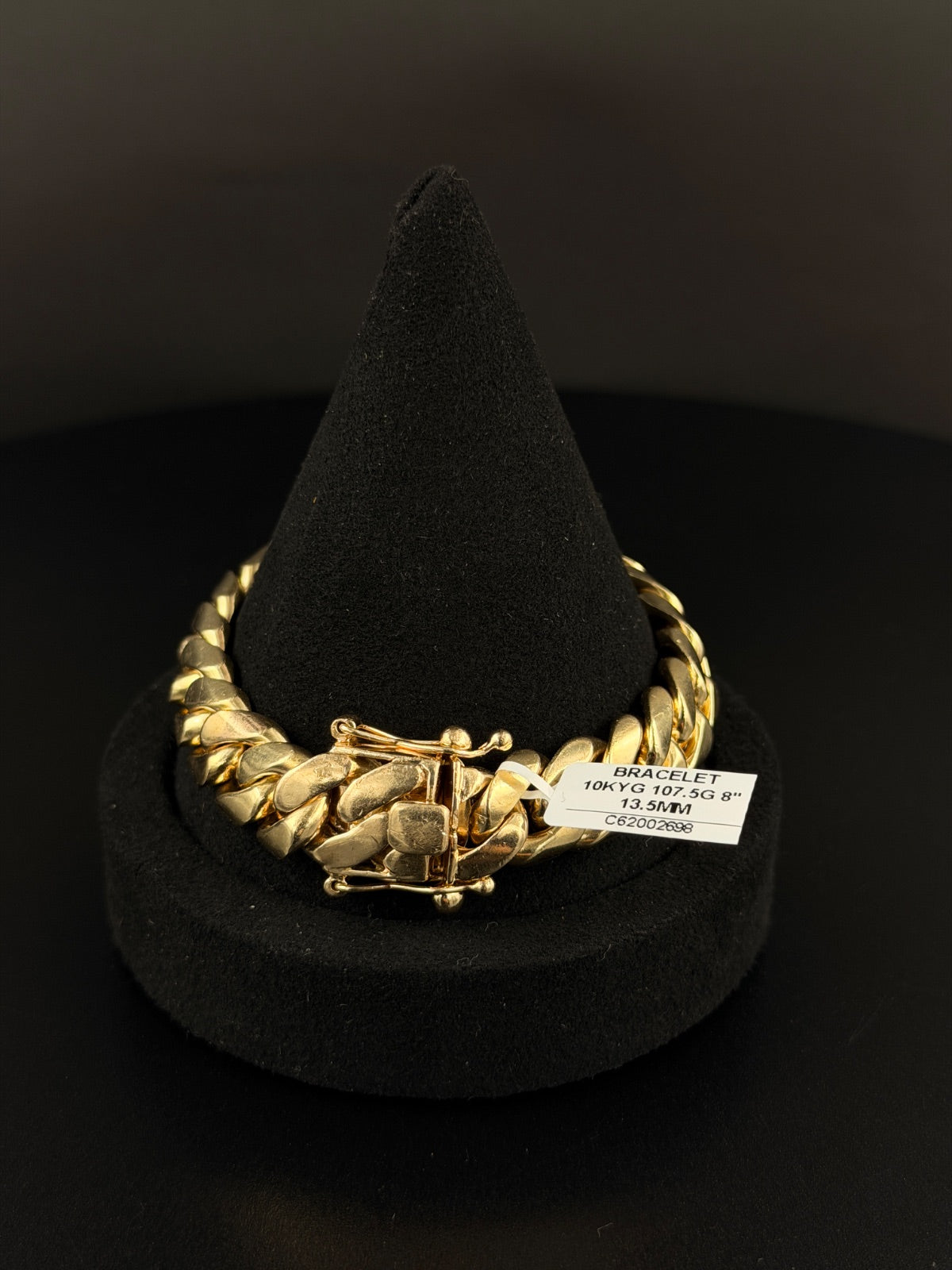 10K Gold Miami Cuban Link Bracelet for Sale
