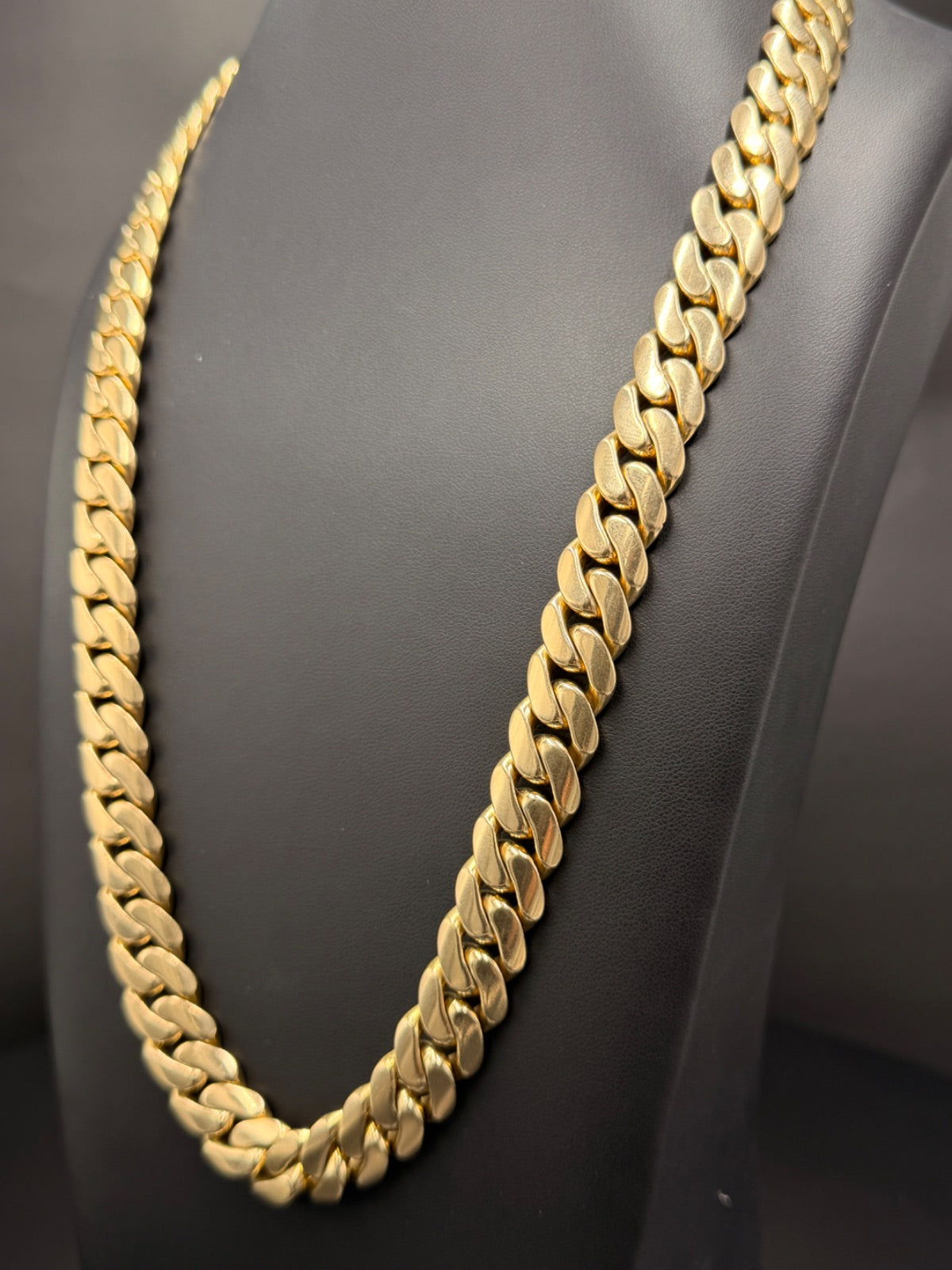 247g 10K Gold Miami Cuban Chain – 24" 13mm | DD Pawn Loans
