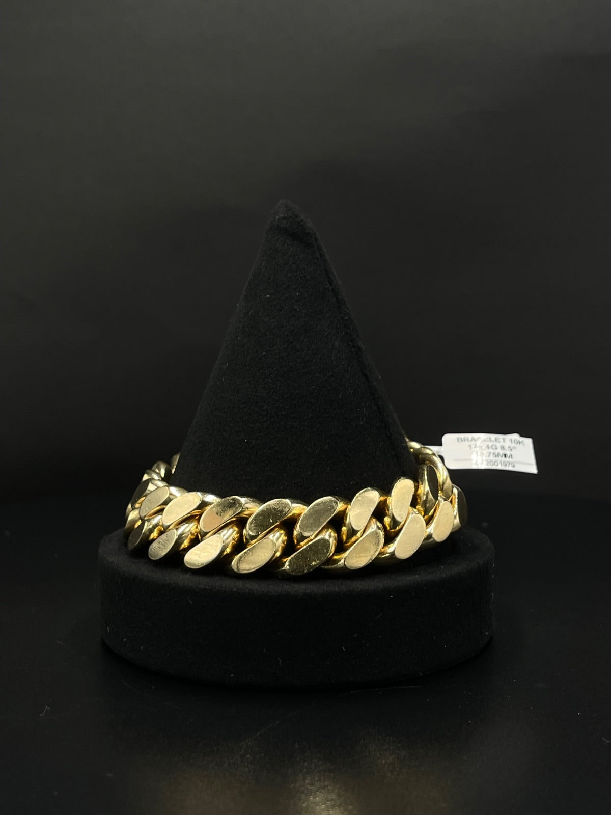10K Gold Curb Link Bracelet – 175.4g 8.5" | DD Pawn Loans