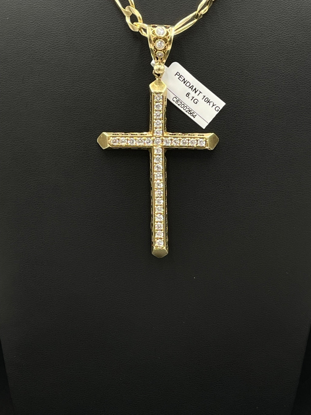 10K Yellow Gold Diamond Cross Pendant 6.1g | DD Pawn Loans — photo 2