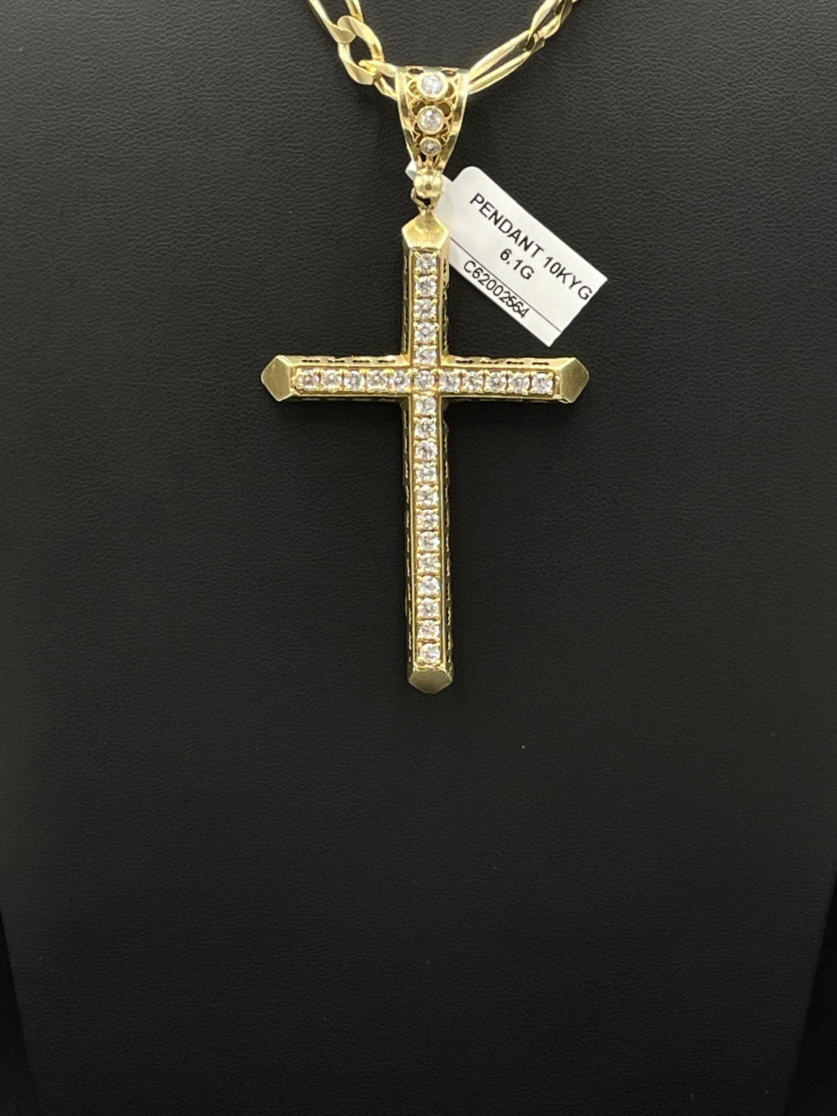 10K Yellow Gold Diamond Cross Pendant 6.1g | DD Pawn Loans — photo 2