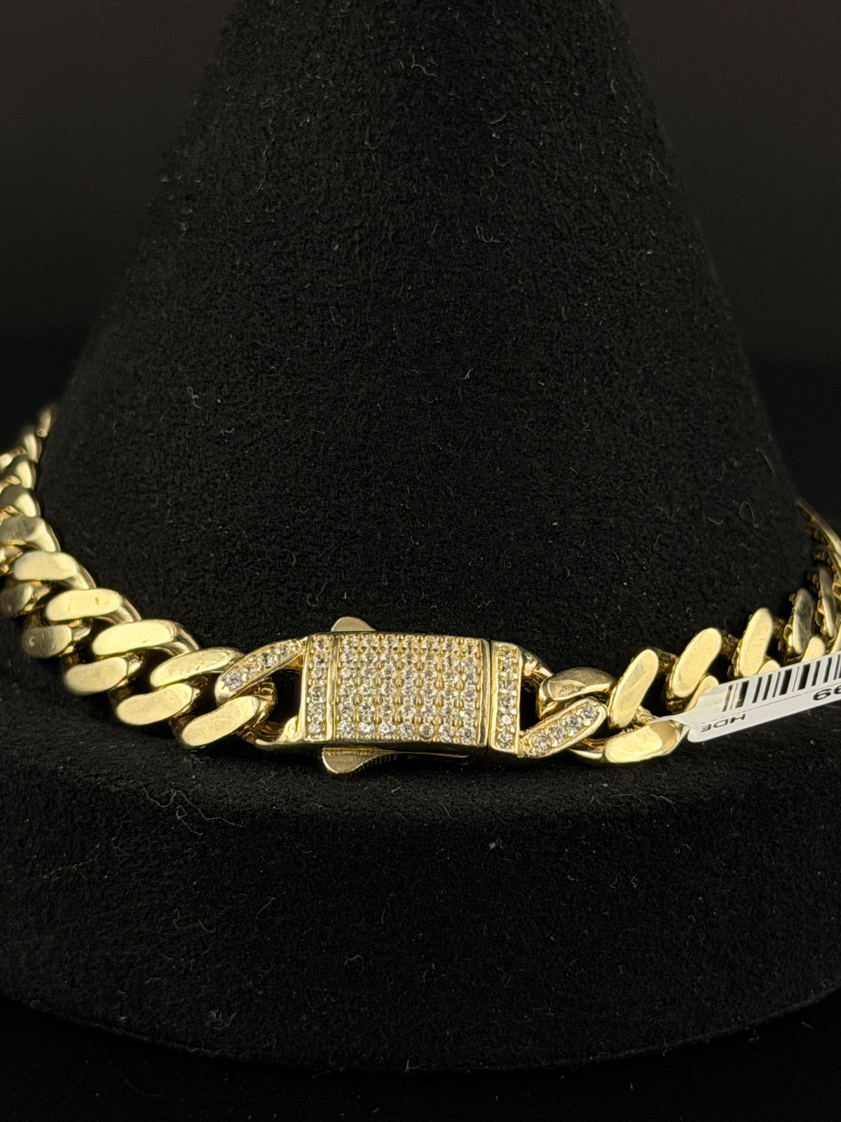 14K Gold Curb Link Bracelet 10 in, 14.3g