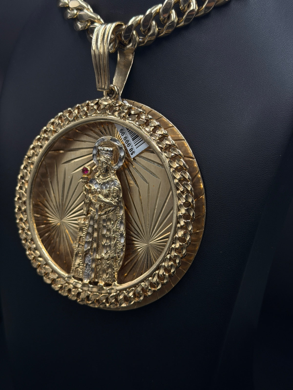 10K Gold Saint Barbara Medallion – 110.3g | DD Pawn Loans — photo 2