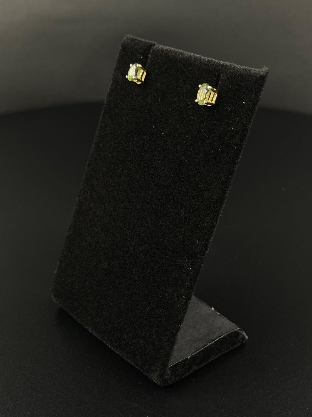 10K Yellow Gold Stud Earrings with Citrine