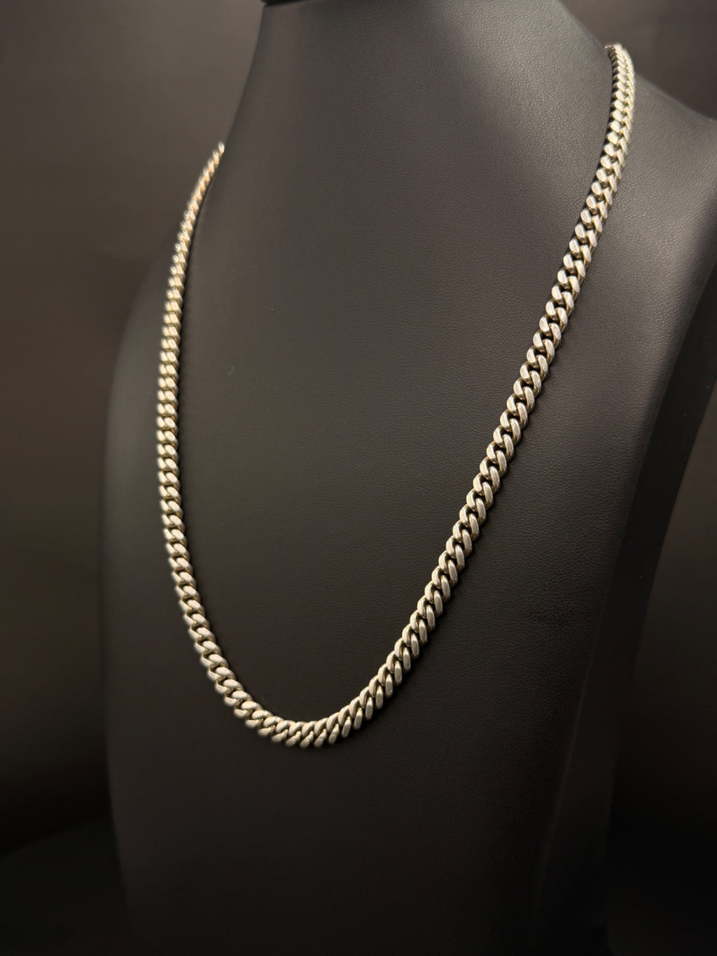.925 Sterling Silver Miami Cuban Link Chain 40 Grams 20 Inches 4mm — photo 2