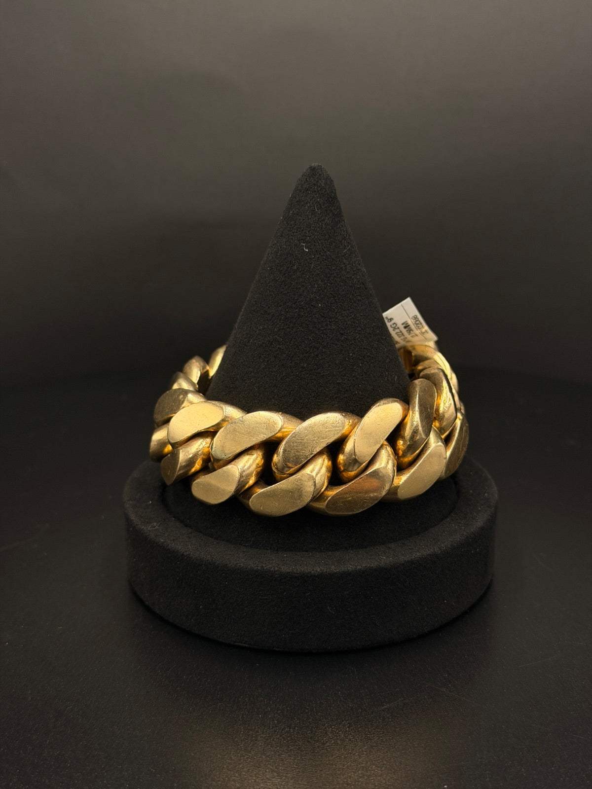 10K Gold Miami Cuban Link Bracelet 322g